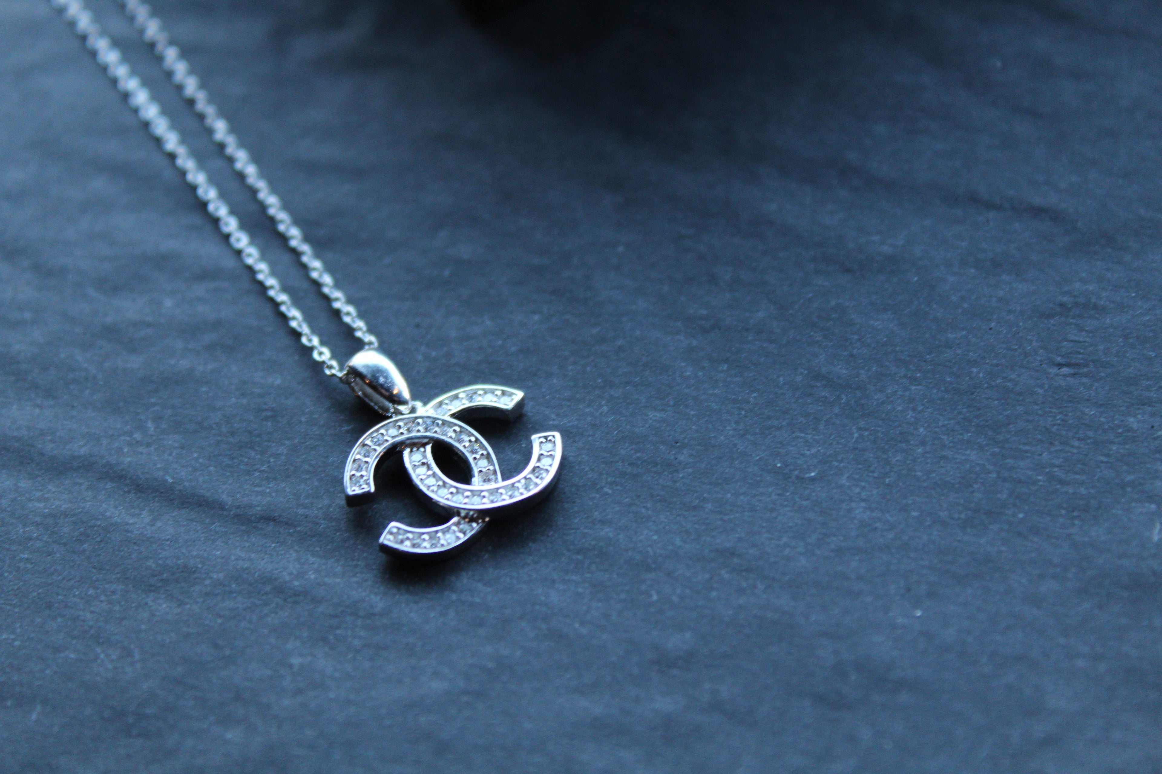 Double Coco Silver Necklace