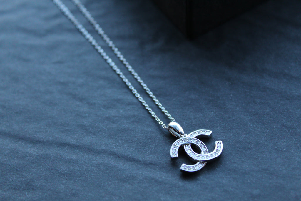 Double Coco Silver Necklace