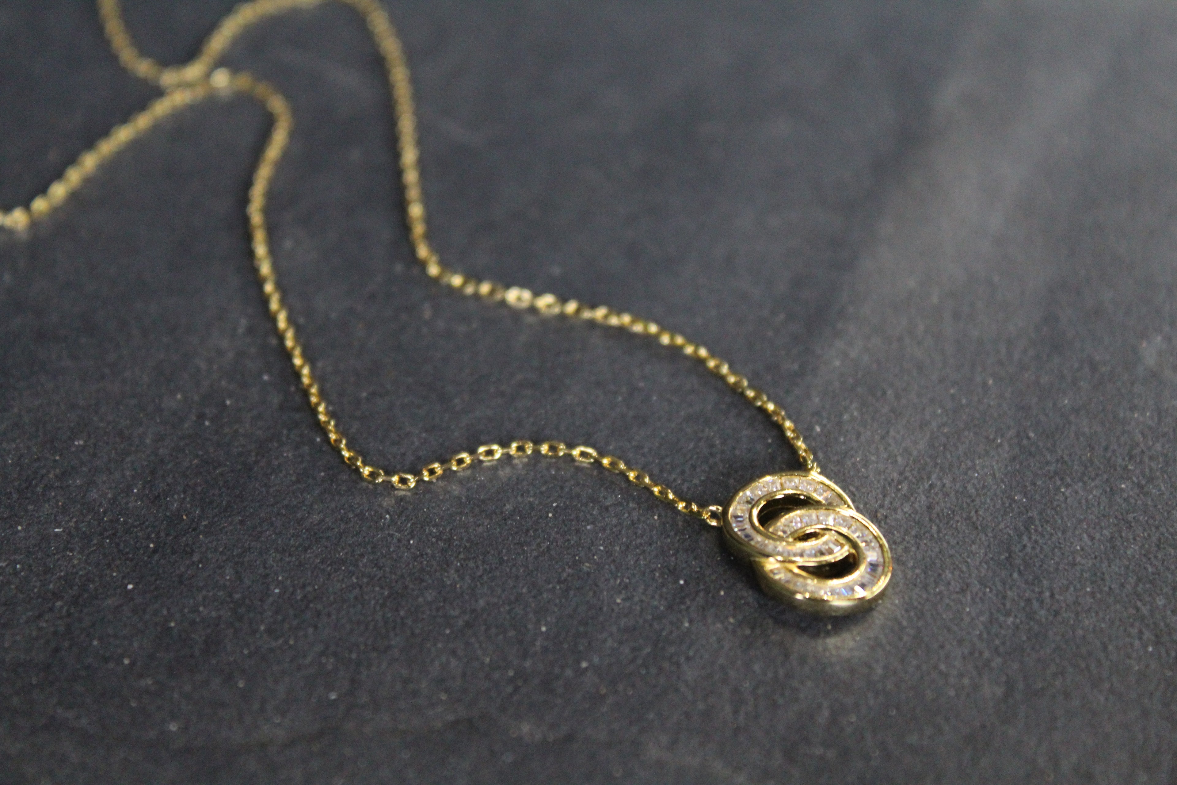 Double Links Gold Vermeil Necklace