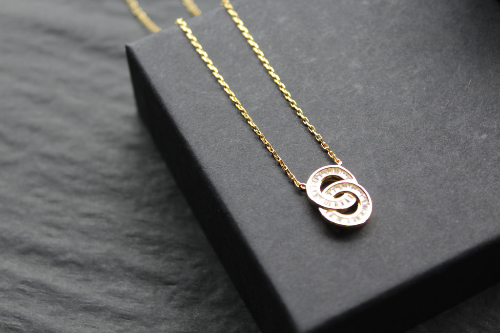 Double Links Gold Vermeil Necklace
