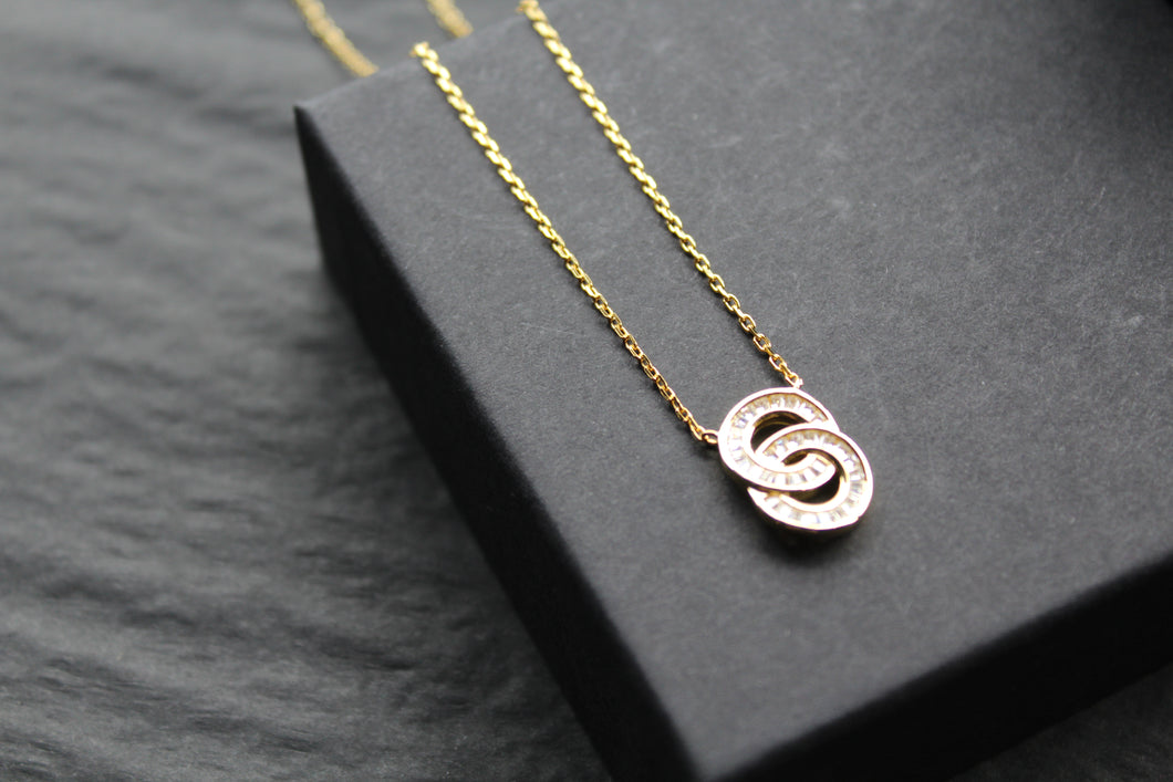 Double Links Gold Vermeil Necklace