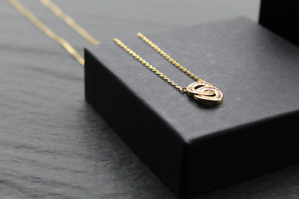 Double Links Gold Vermeil Necklace