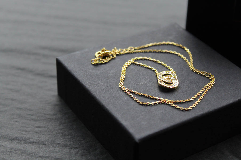 Double Links Gold Vermeil Necklace