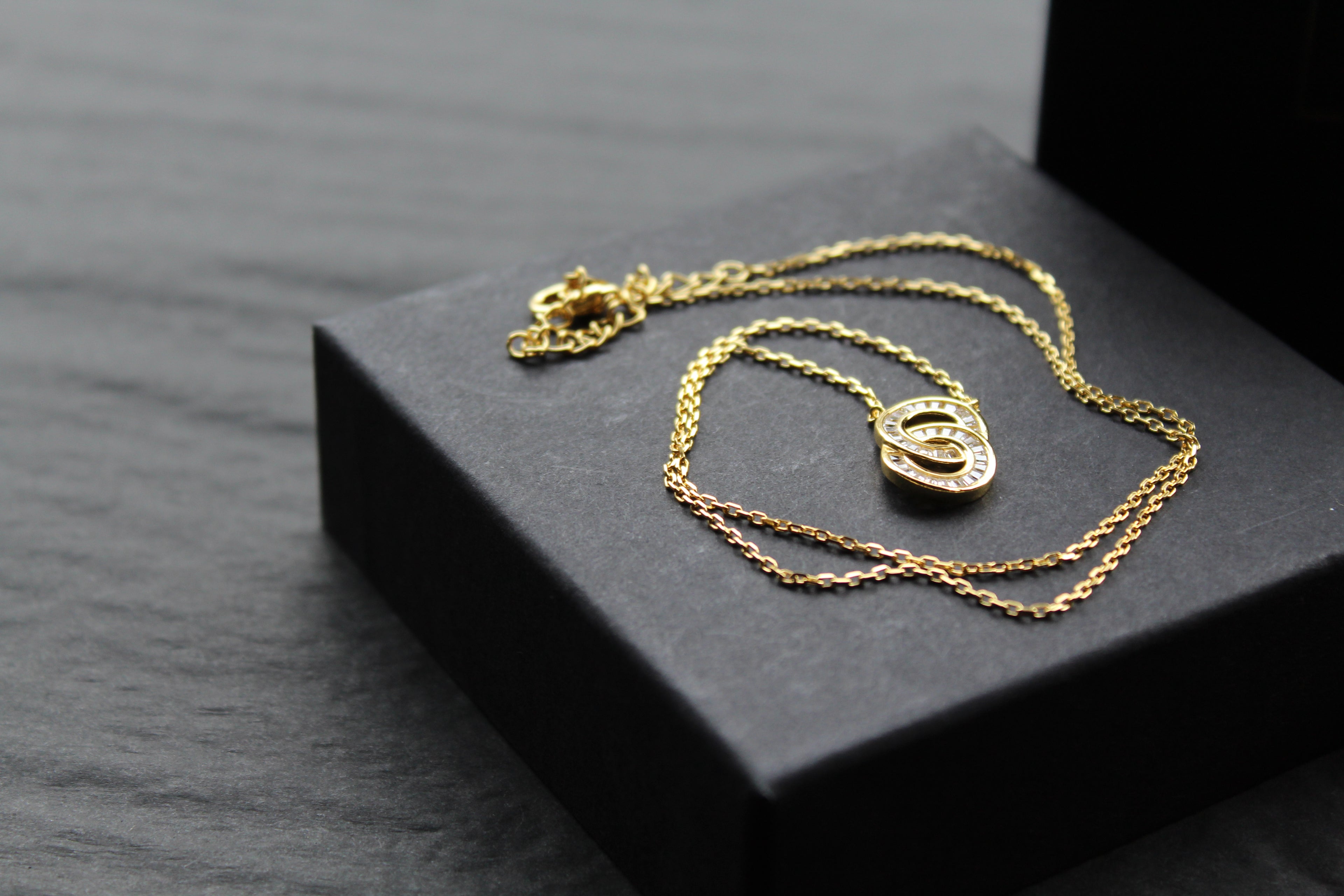 Double Links Gold Vermeil Necklace