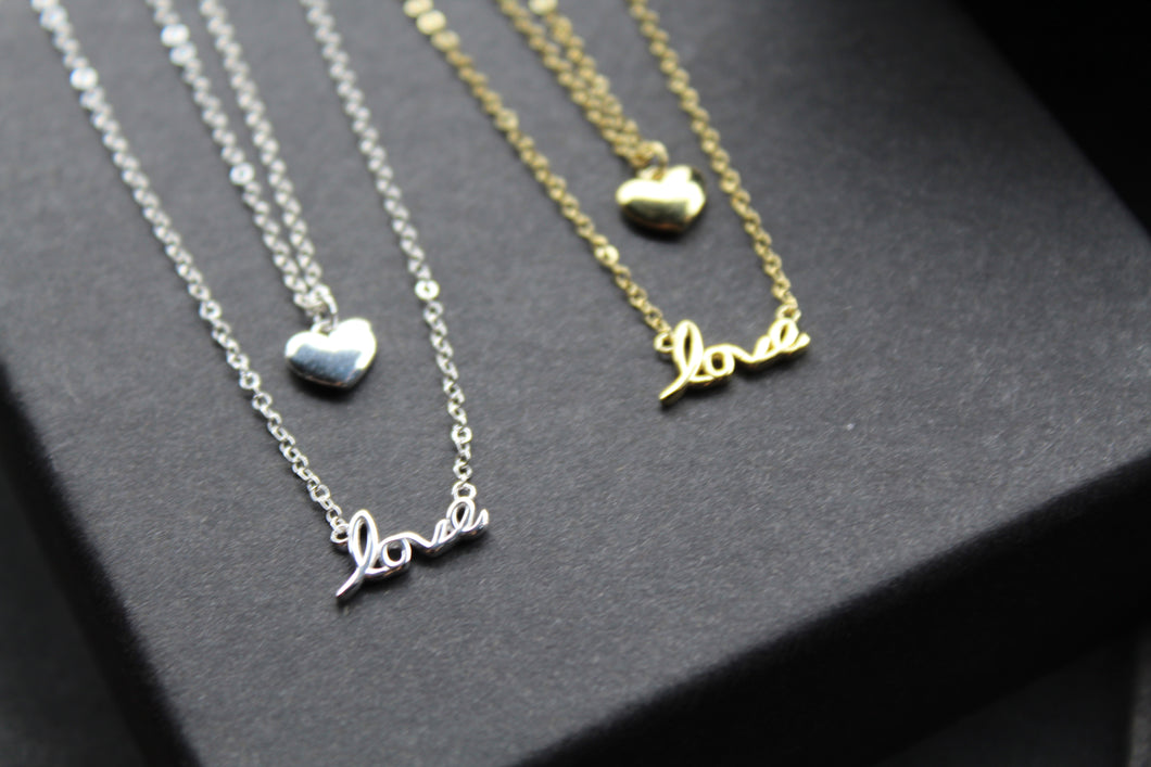 Double the Love Necklaces