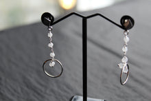Load image into Gallery viewer, Drop Earrings with Moonstone Beads
