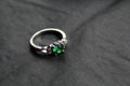Emerald Cubic Zirconia Celtic Dreams Ring