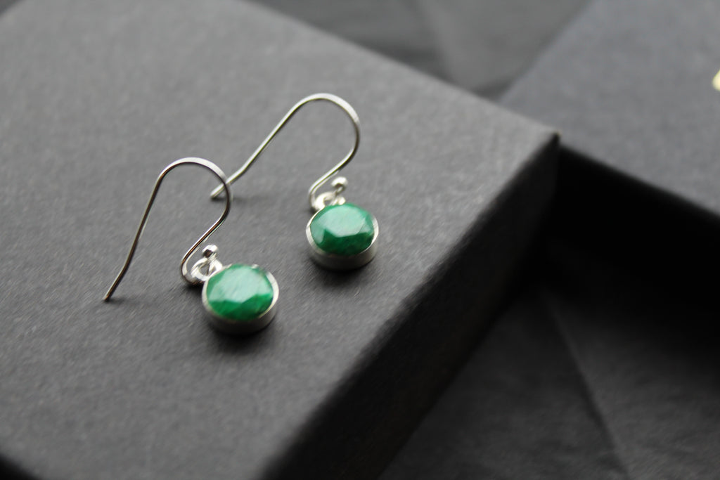 Emerald Drop Earrings