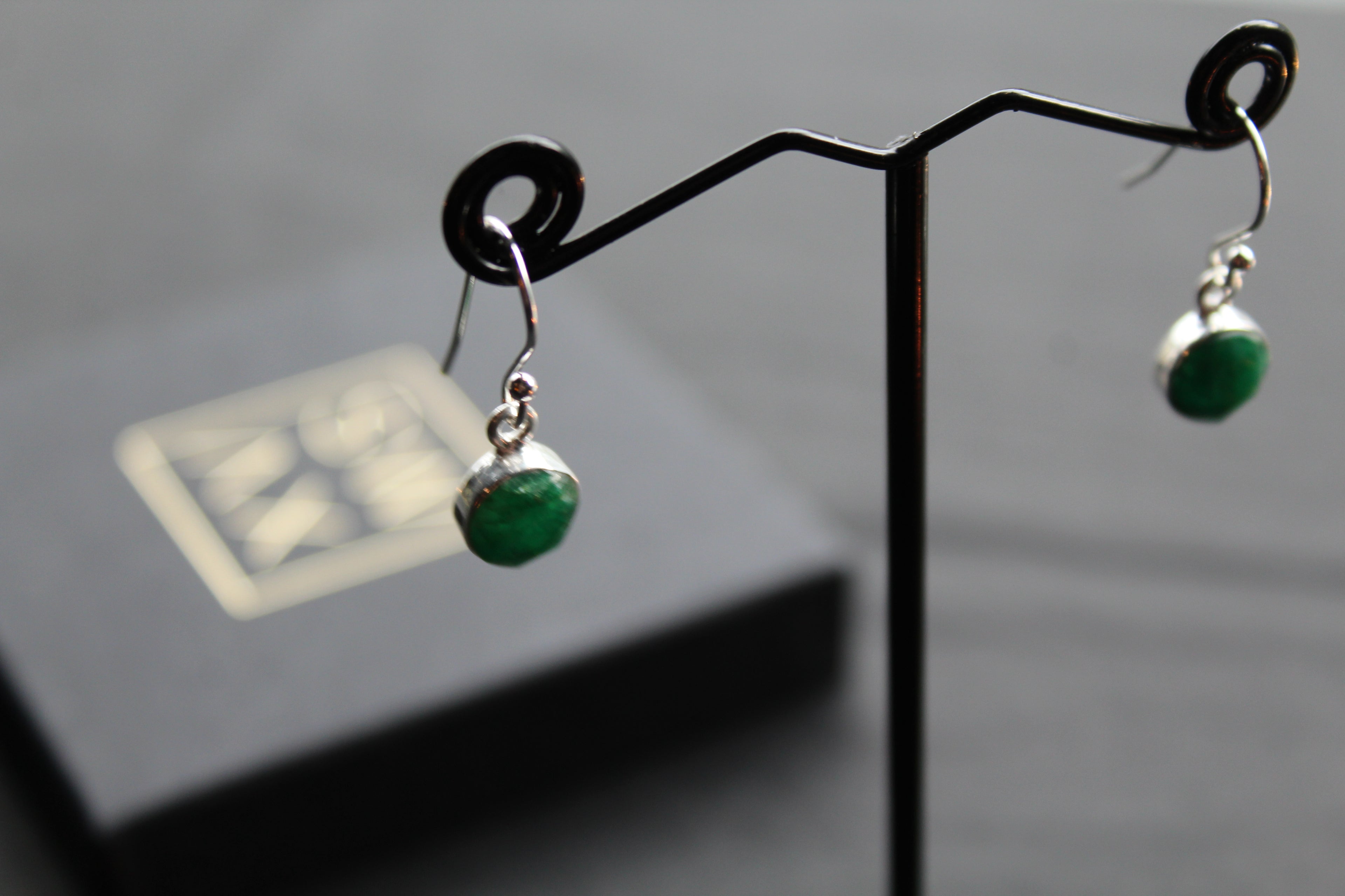 Emerald Drop Earrings