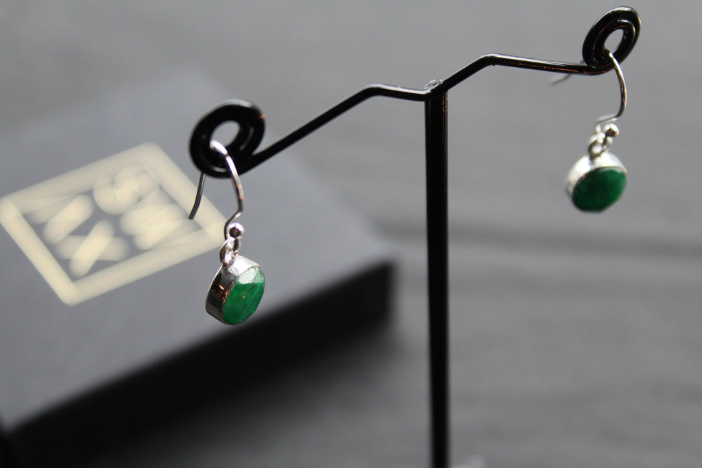 Emerald Drop Earrings