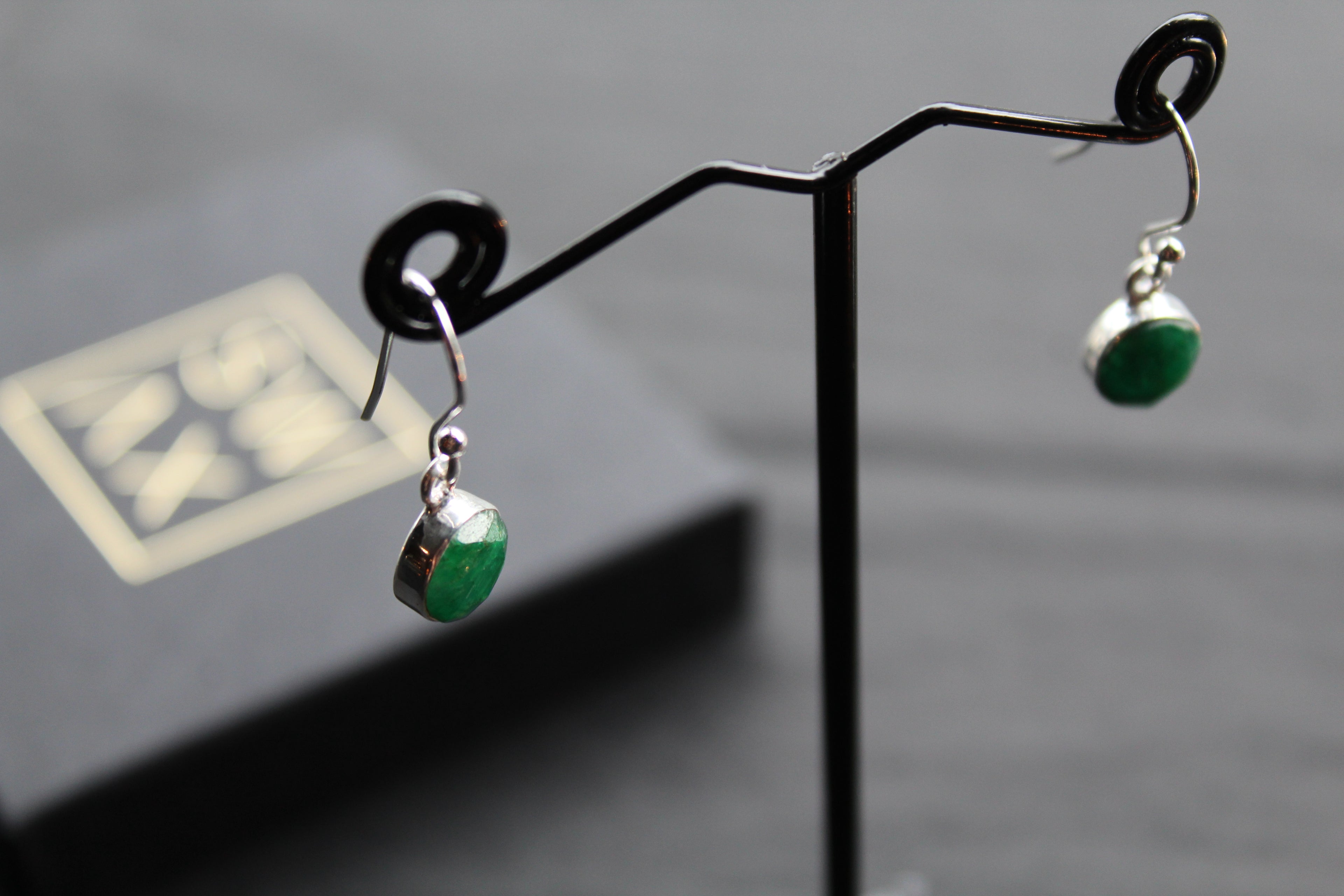 Emerald Drop Earrings