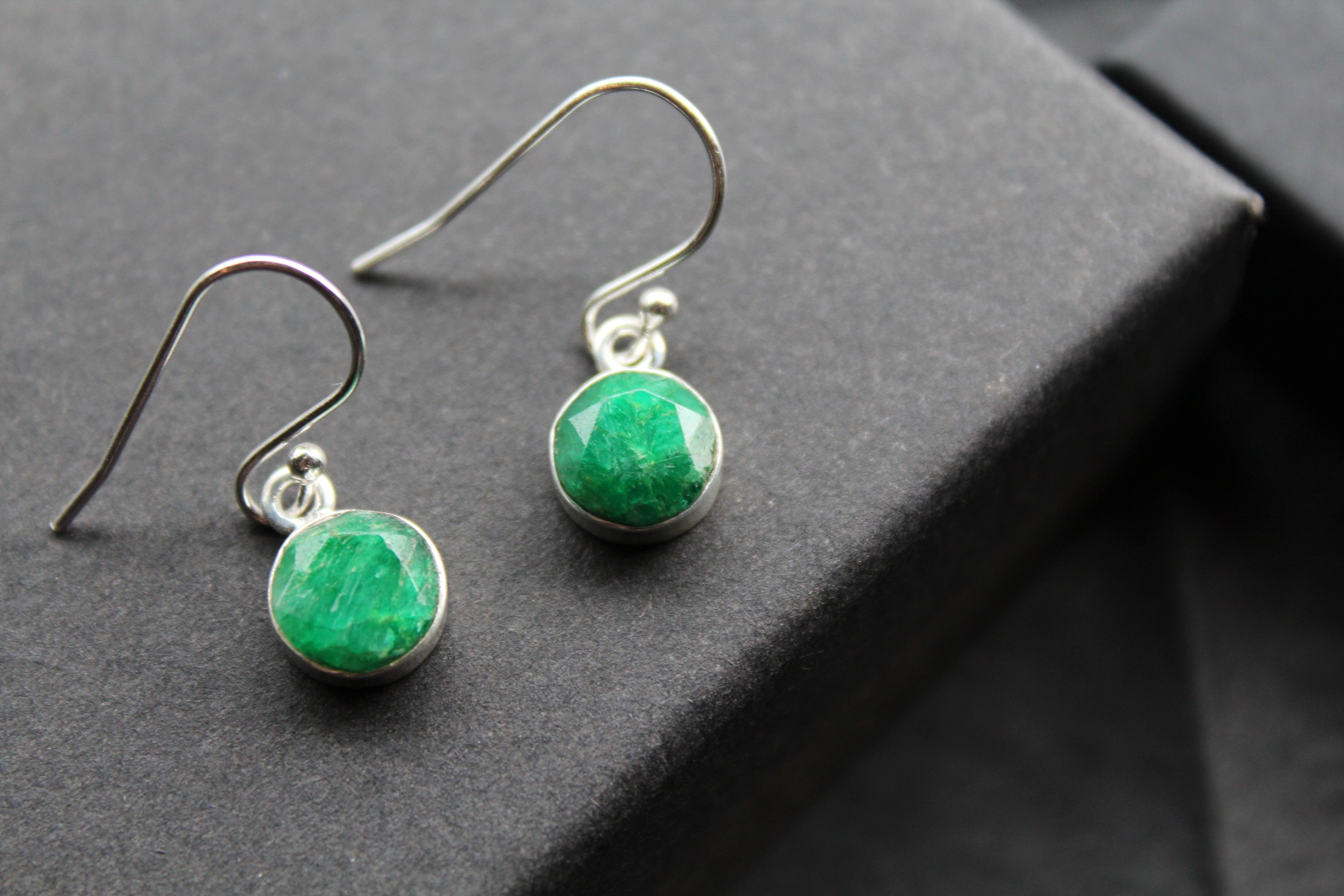 Emerald Drop Earrings