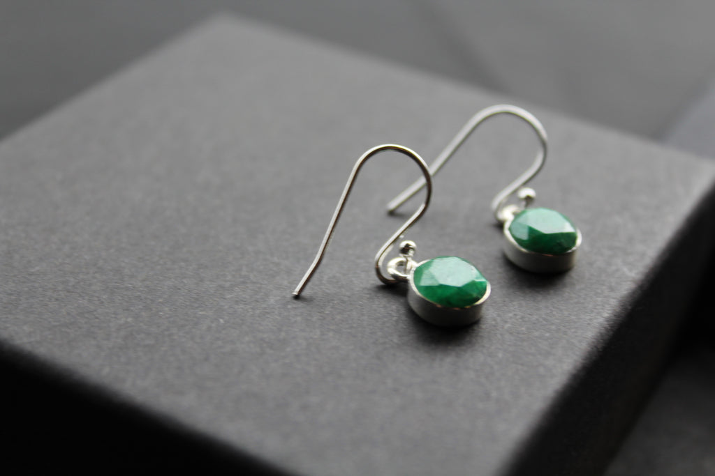 Emerald Drop Earrings