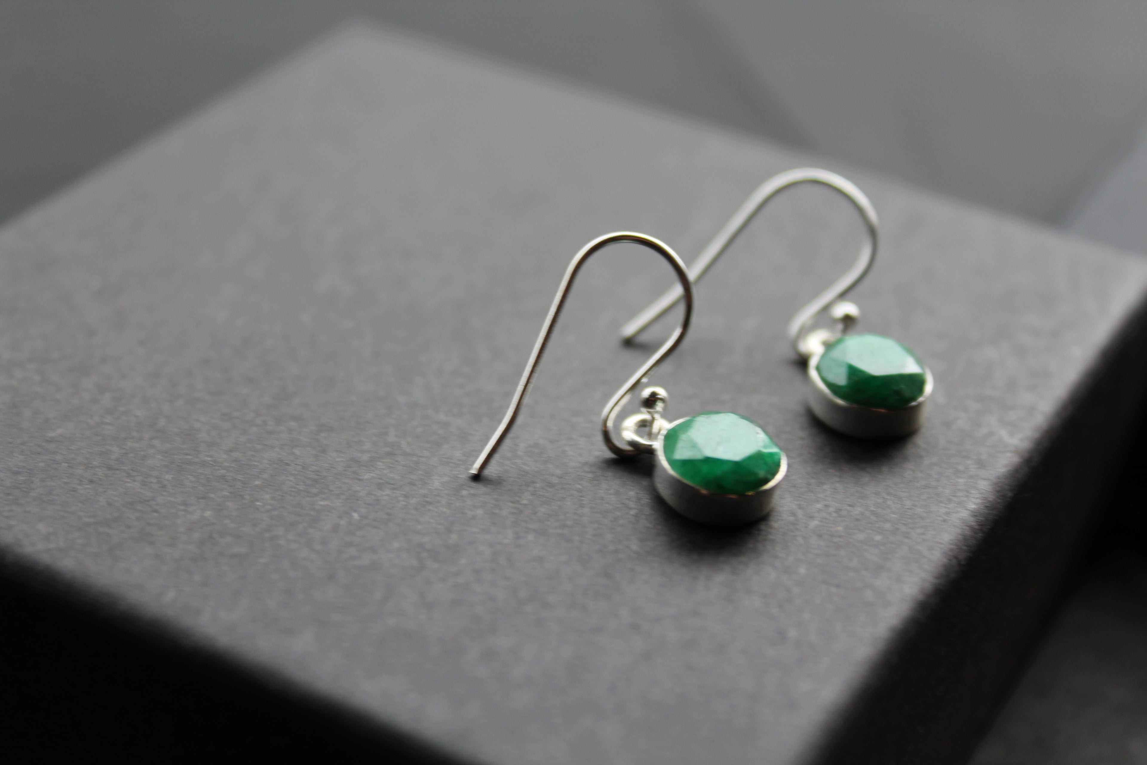 Emerald Drop Earrings