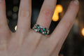 Emerald Green Bubble Ring