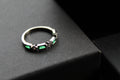 Emerald Green Eternity Ring
