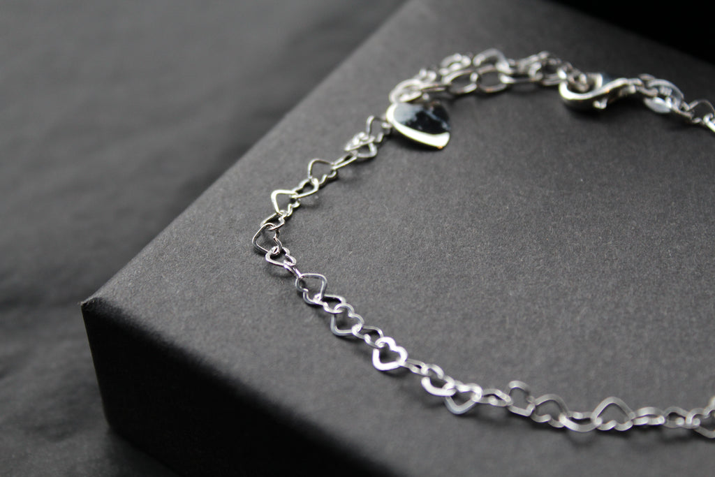 Ever Lasting Heart Anklet