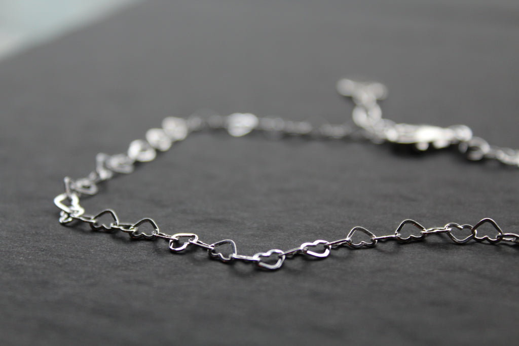 Ever Lasting Heart Anklet