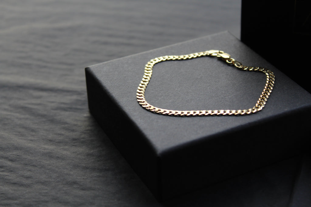 Flat Curb Chain Bracelet
