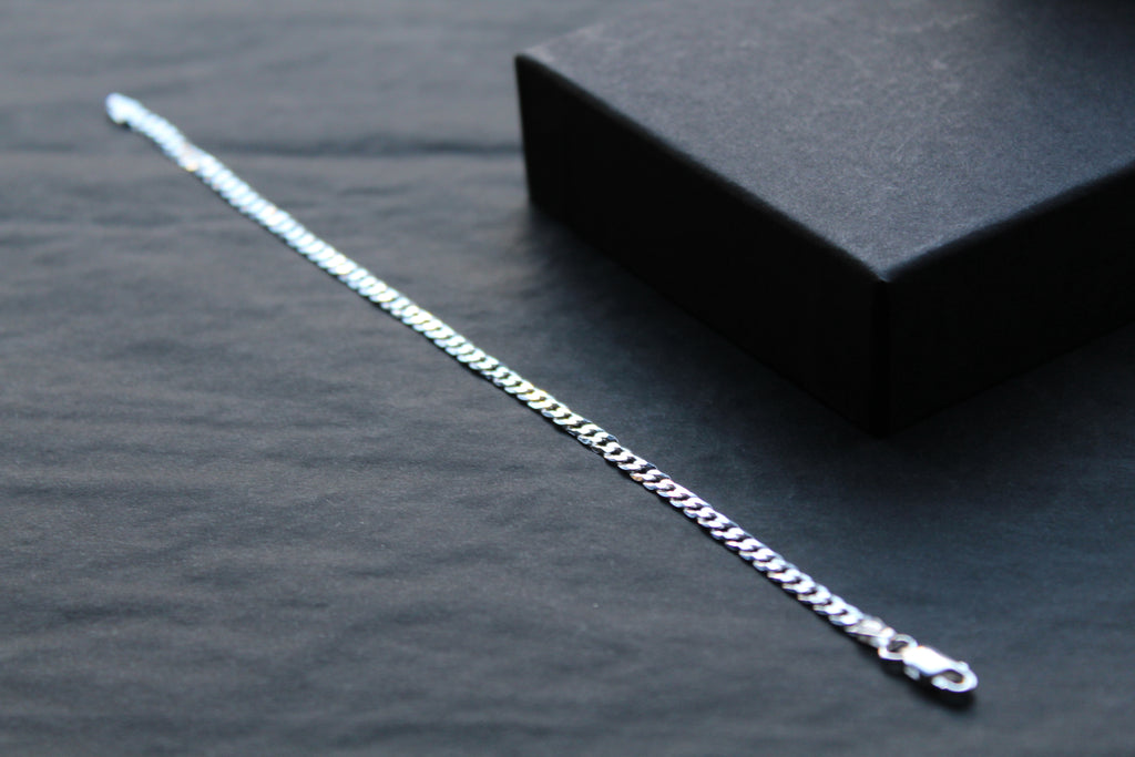 Flat Curb Chain Bracelet