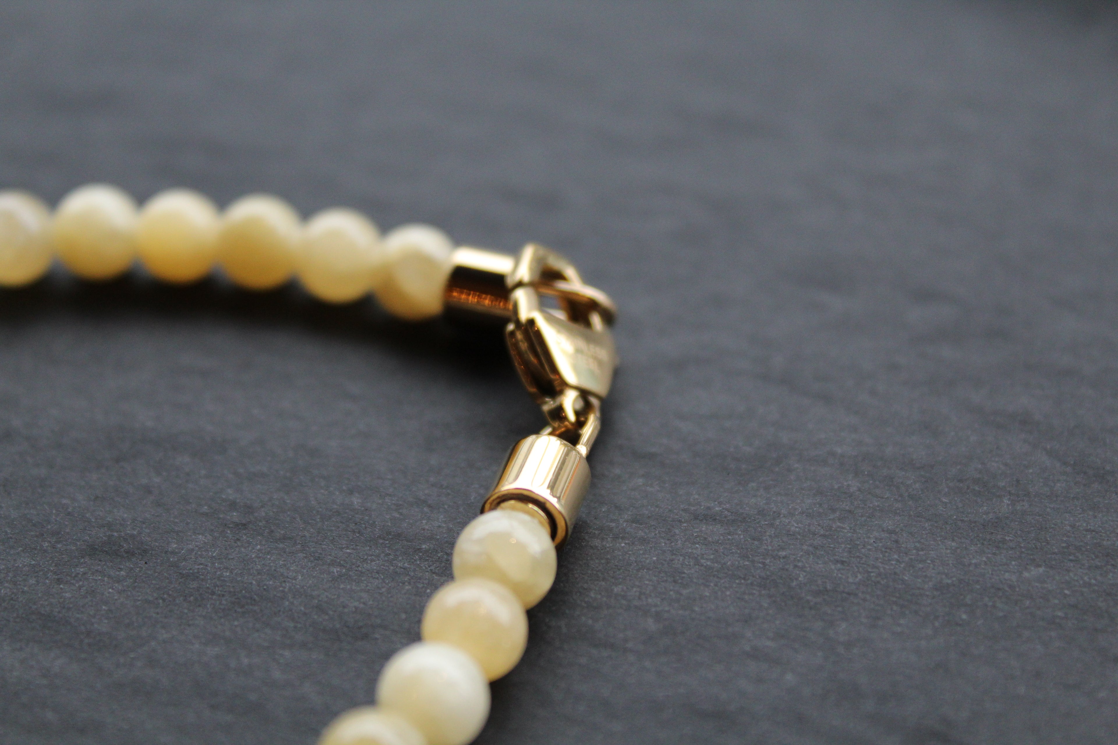 Fred Bennett Healing Bead Bracelet Yellow Jade