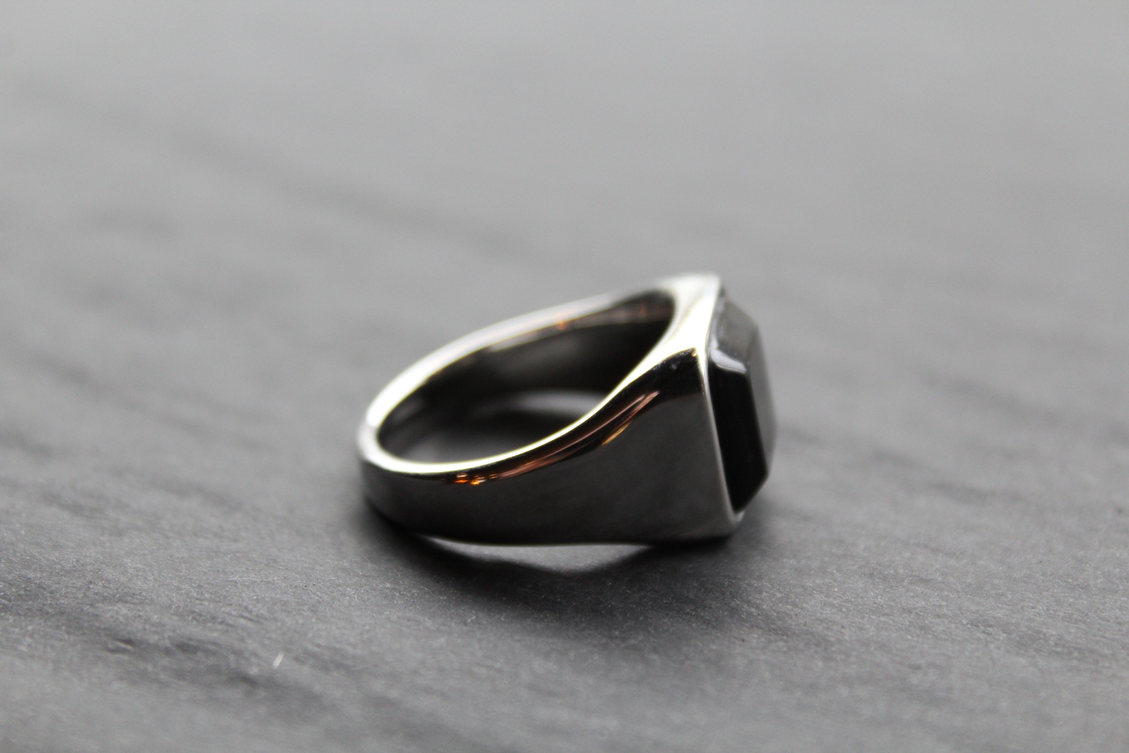 Fred Bennett Signet Ring with Onyx