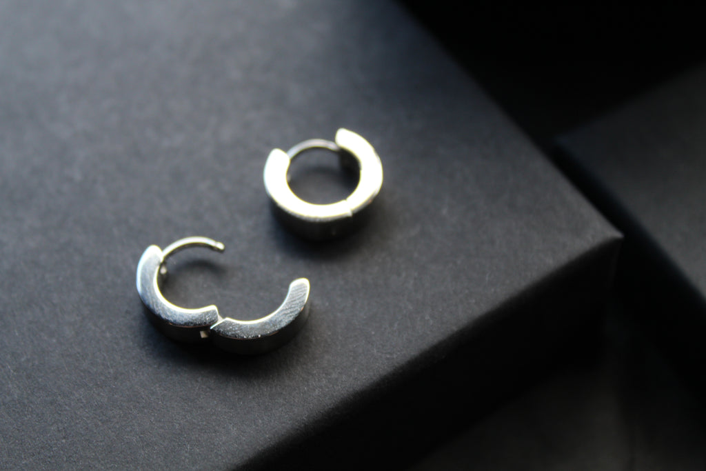 Fred Bennett Textured Huggie Hoop Earrings