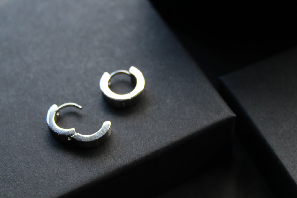 Fred Bennett Textured Huggie Hoop Earrings