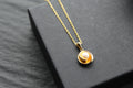 Fresh Water Pearl & Wave Gold Vermeil Necklace