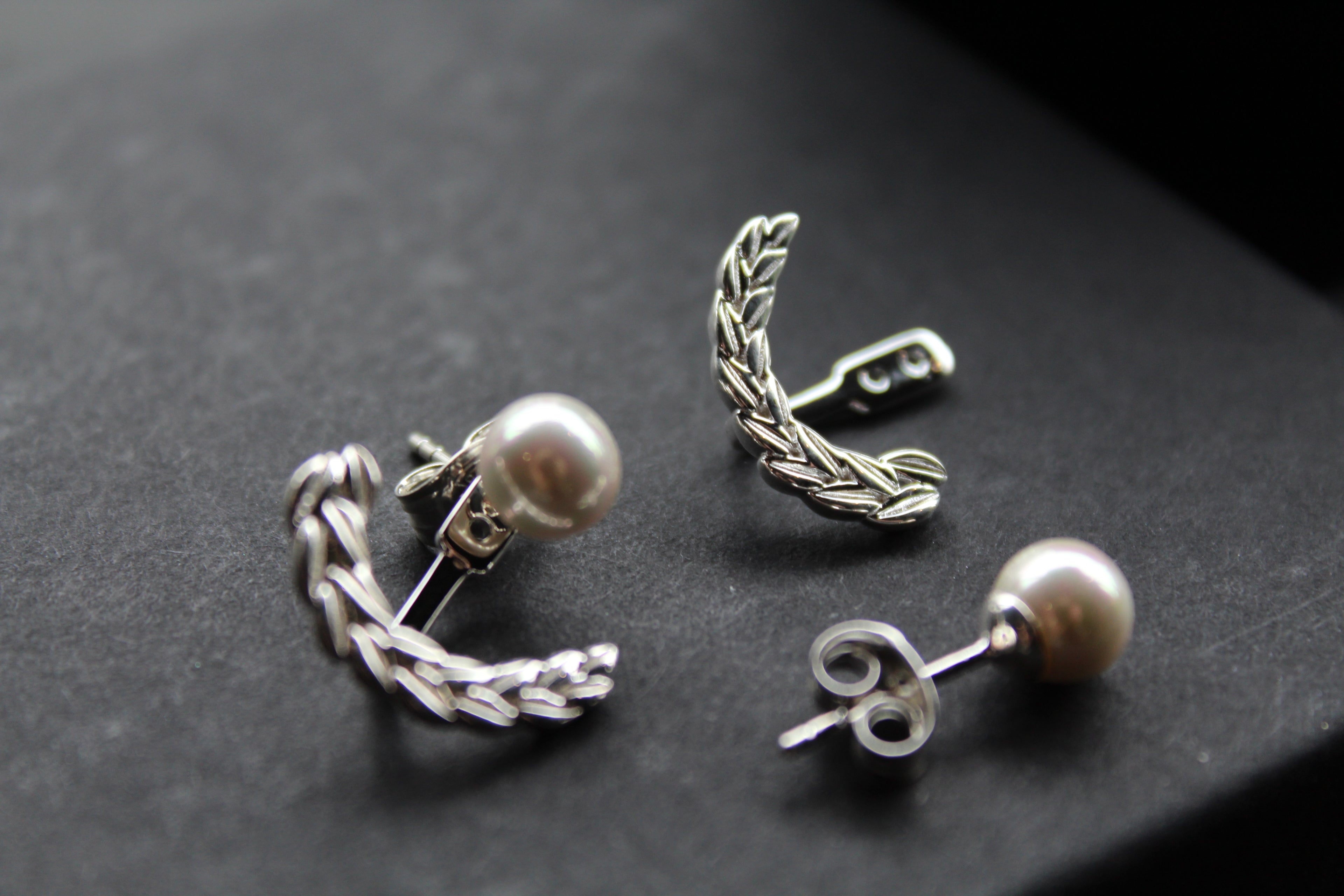 Freshwater Pearl Ear Jackets