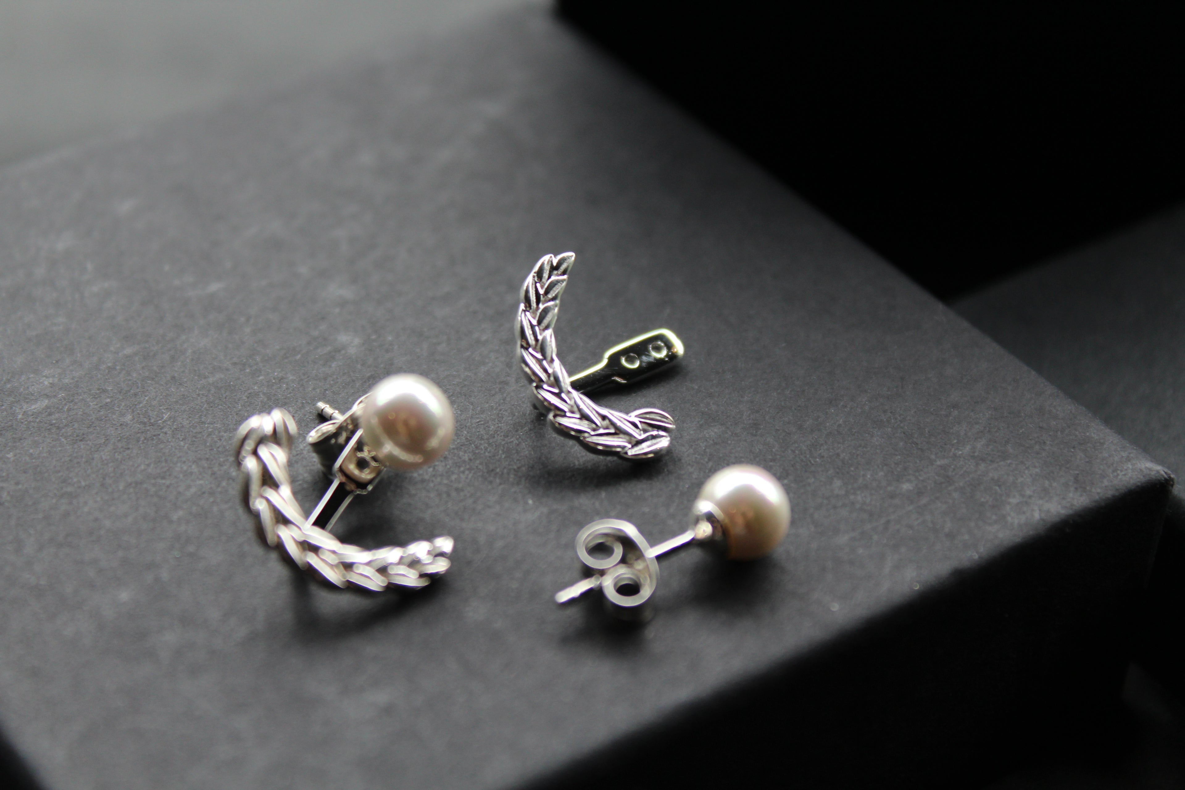 Freshwater Pearl Ear Jackets