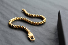 Load image into Gallery viewer, Gold IP Steel Dainty Cuban Chain Bracelet

