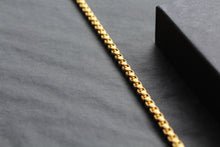 Load image into Gallery viewer, Gold IP Steel Dainty Cuban Chain Bracelet
