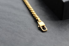 Load image into Gallery viewer, Gold IP Steel Dainty Cuban Chain Bracelet
