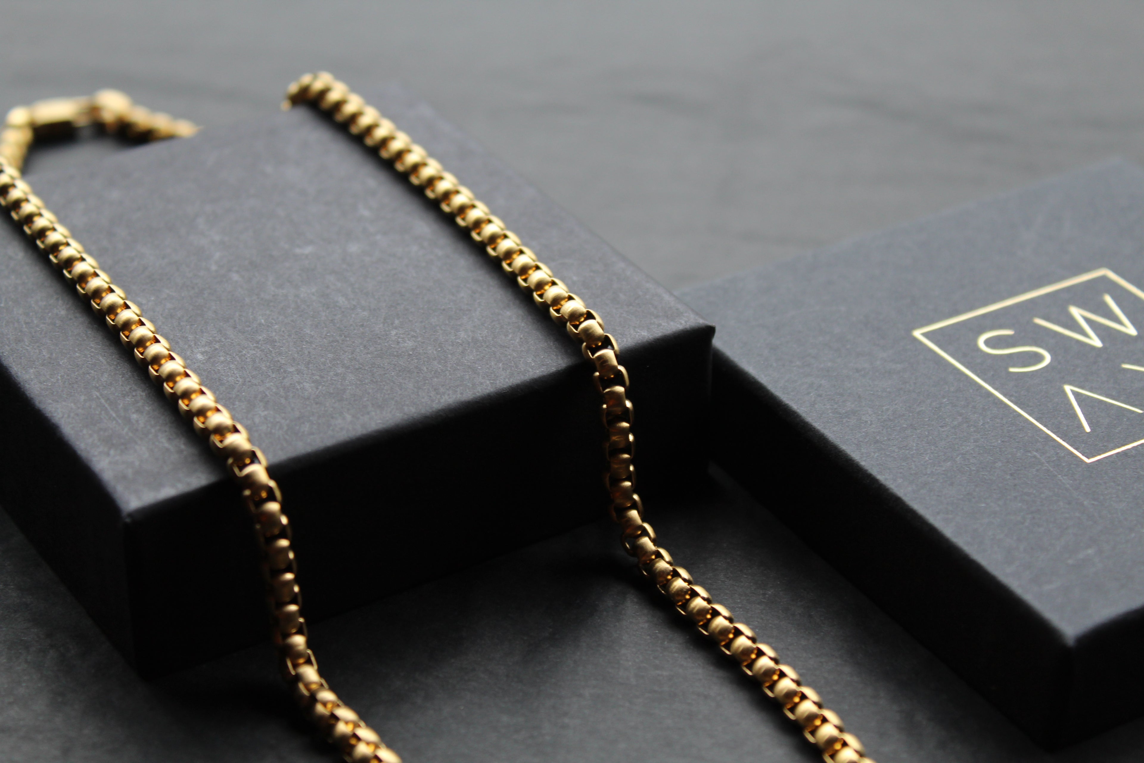 Gold IP Steel Dainty Cuban Chain Necklace