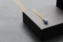 Load image into Gallery viewer, Gold Plated Rough Sapphire Gemstone Necklace
