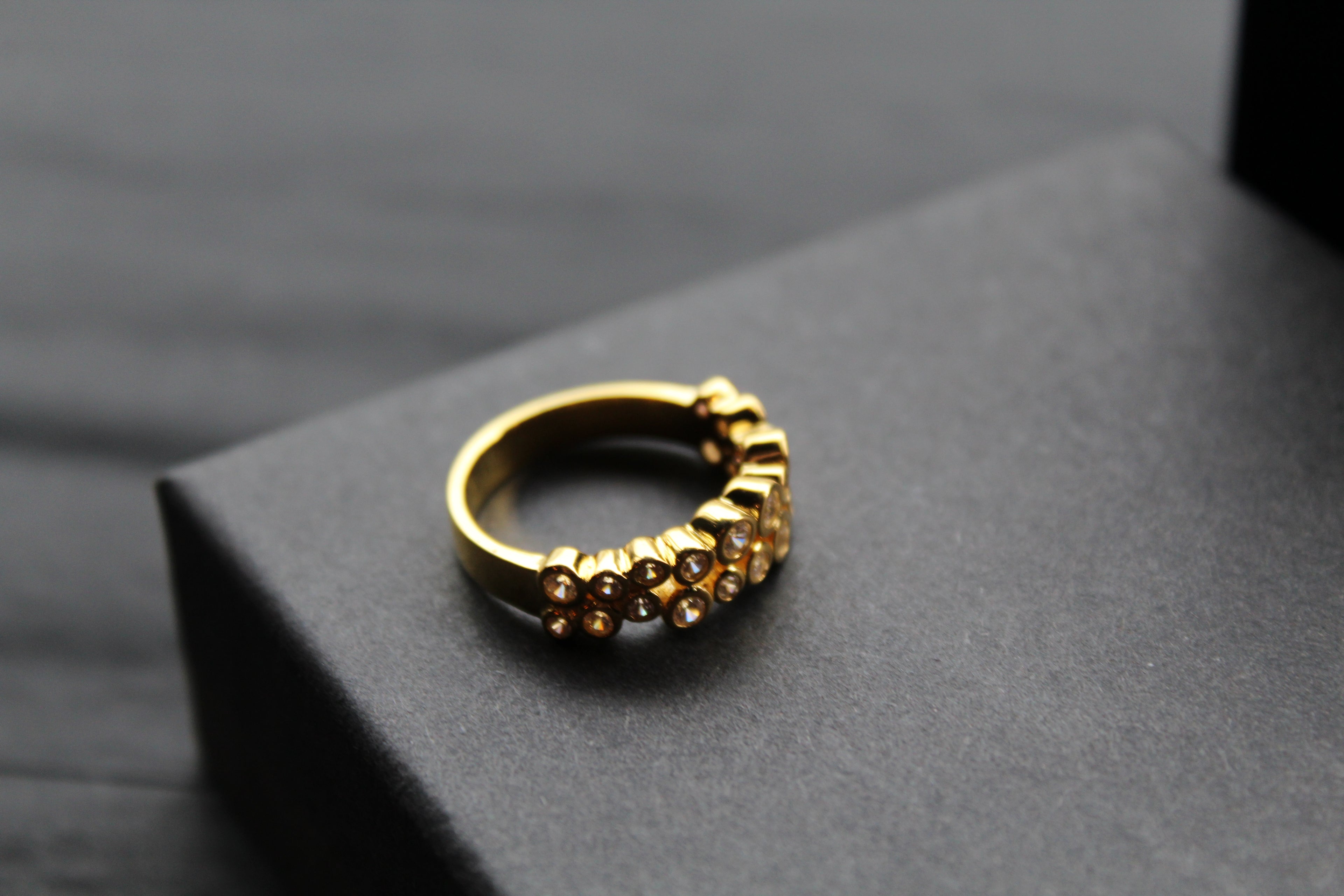 Gold Vermeil Cluster Dress Ring