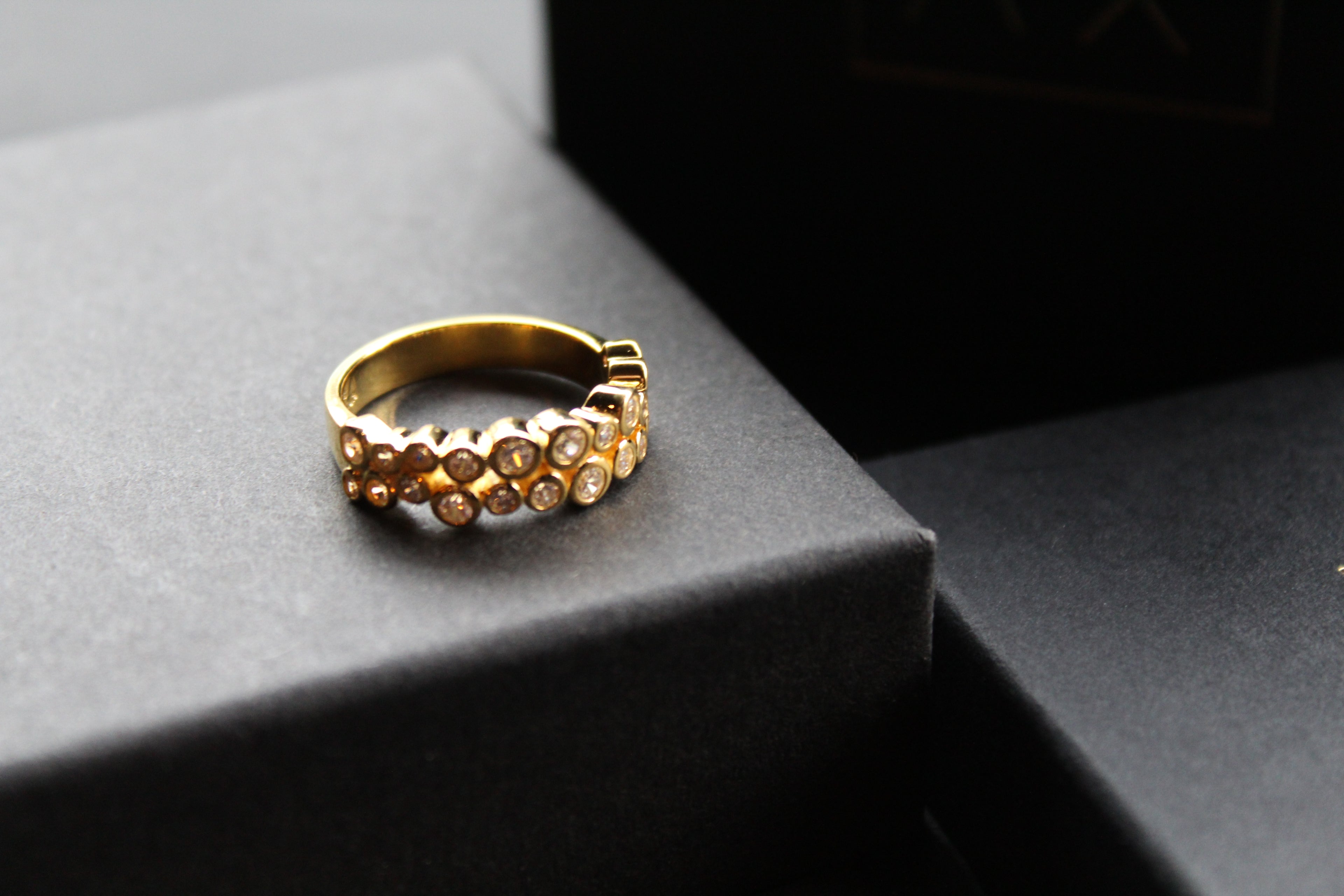 Gold Vermeil Cluster Dress Ring