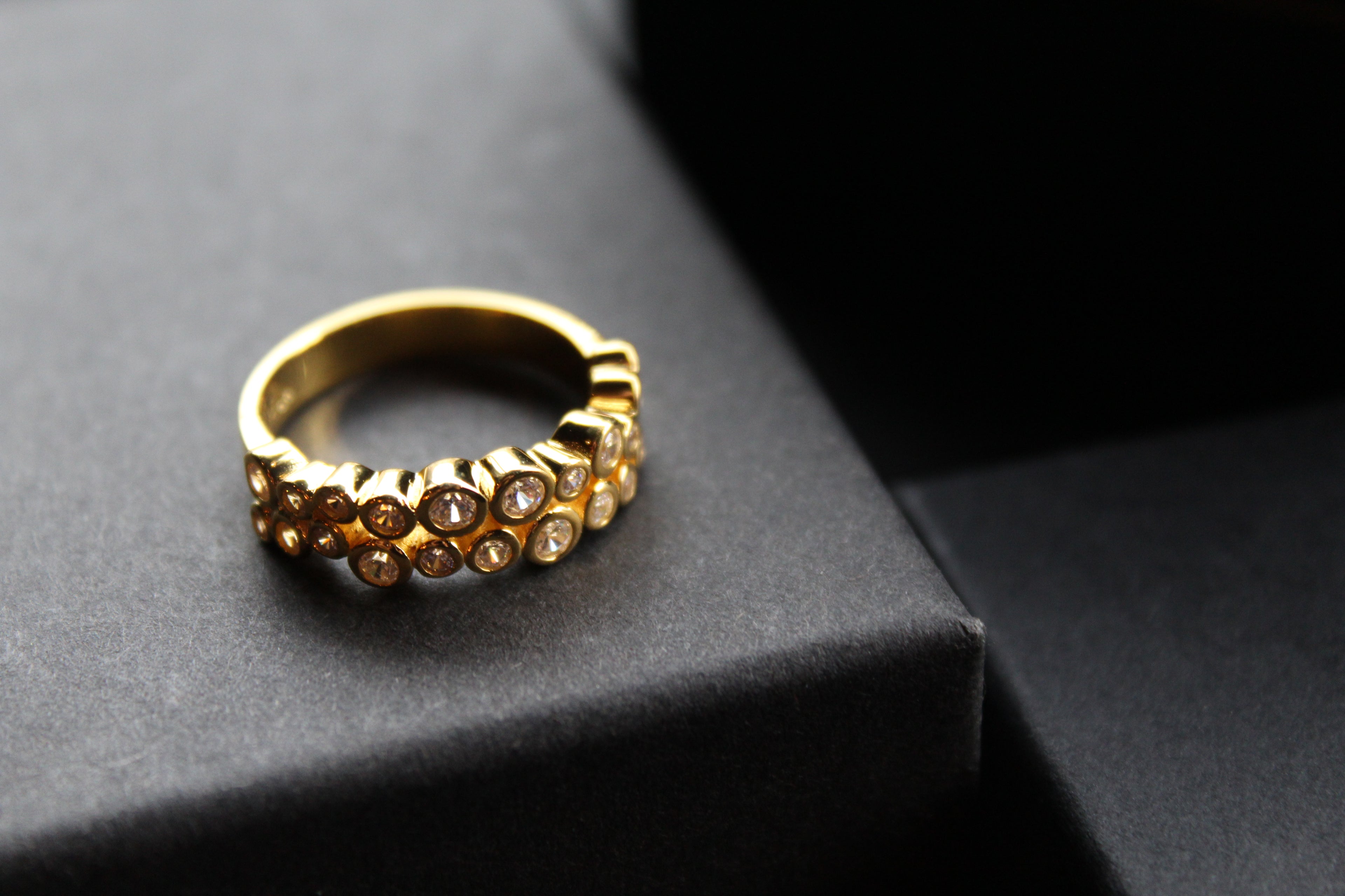 Gold Vermeil Cluster Dress Ring