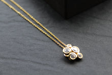 Load image into Gallery viewer, Gold Vermeil Cluster Necklace
