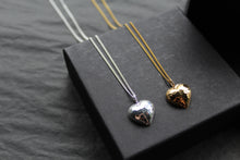 Load image into Gallery viewer, Hammered Heart Necklace
