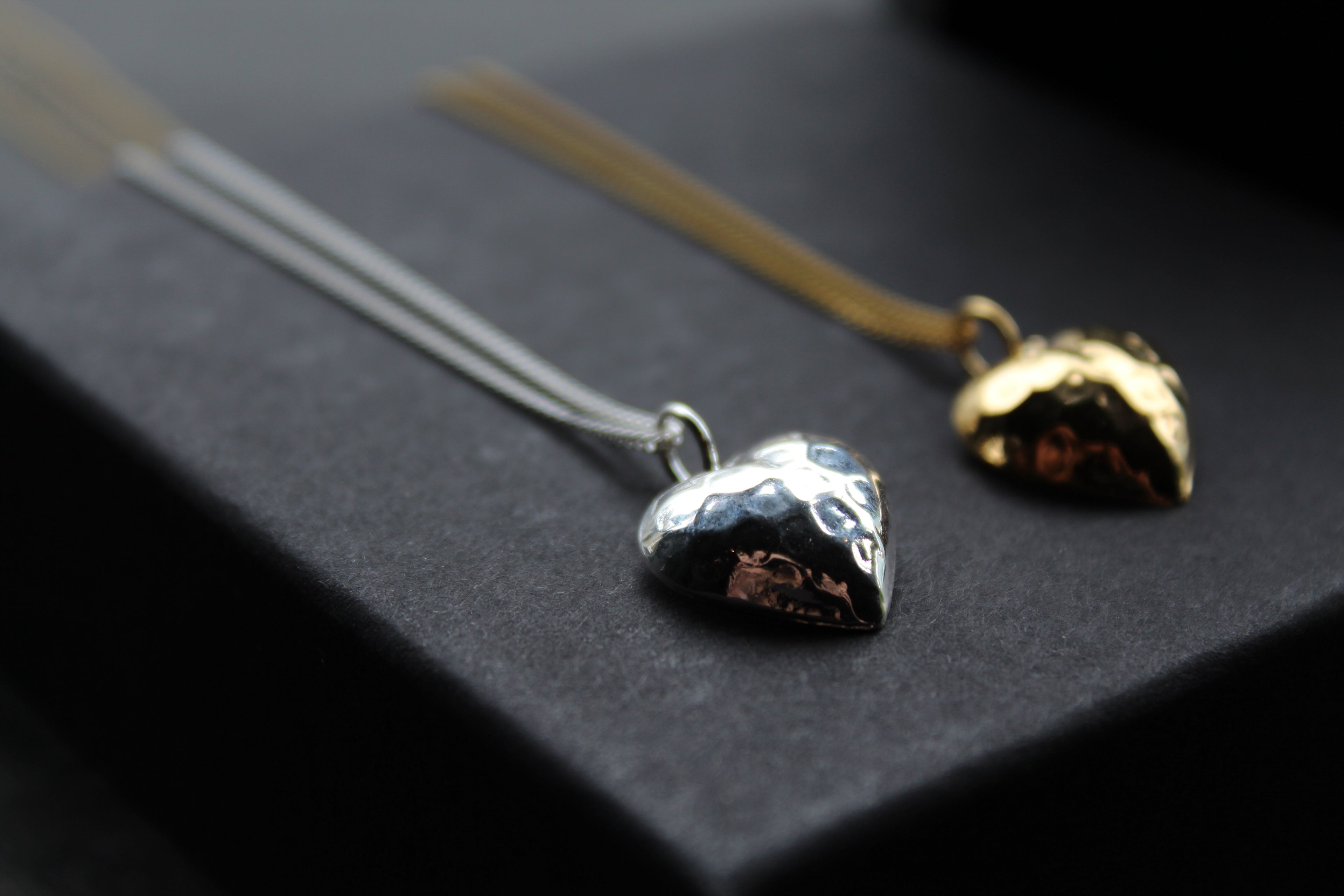 Hammered Heart Necklace