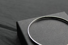 Load image into Gallery viewer, Hammered Solid Silver Slave Bangle

