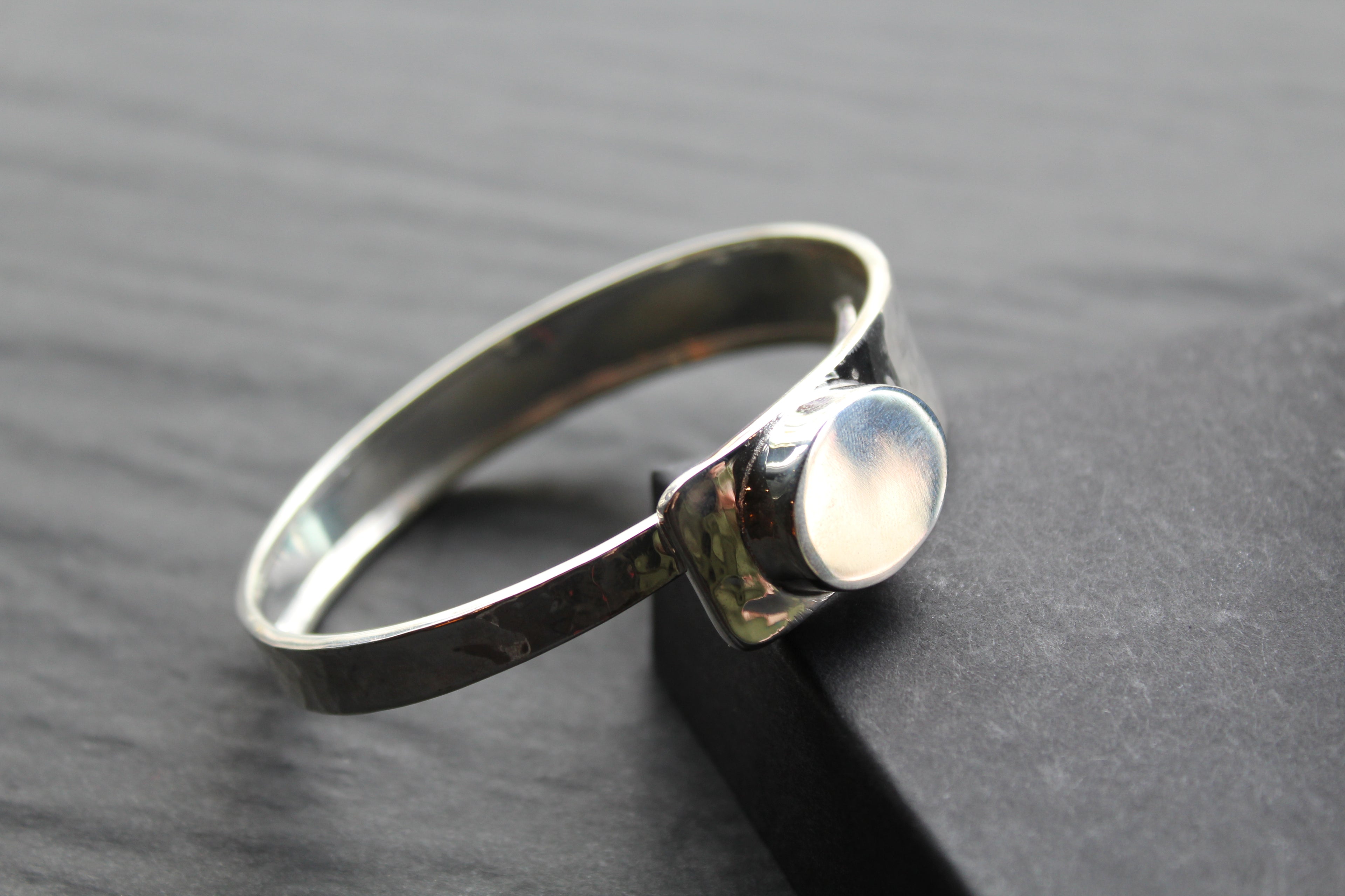 Hammered Spring Cuff