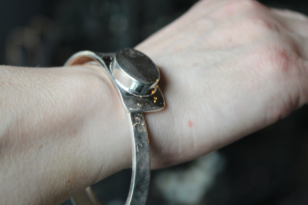 Hammered Spring Cuff
