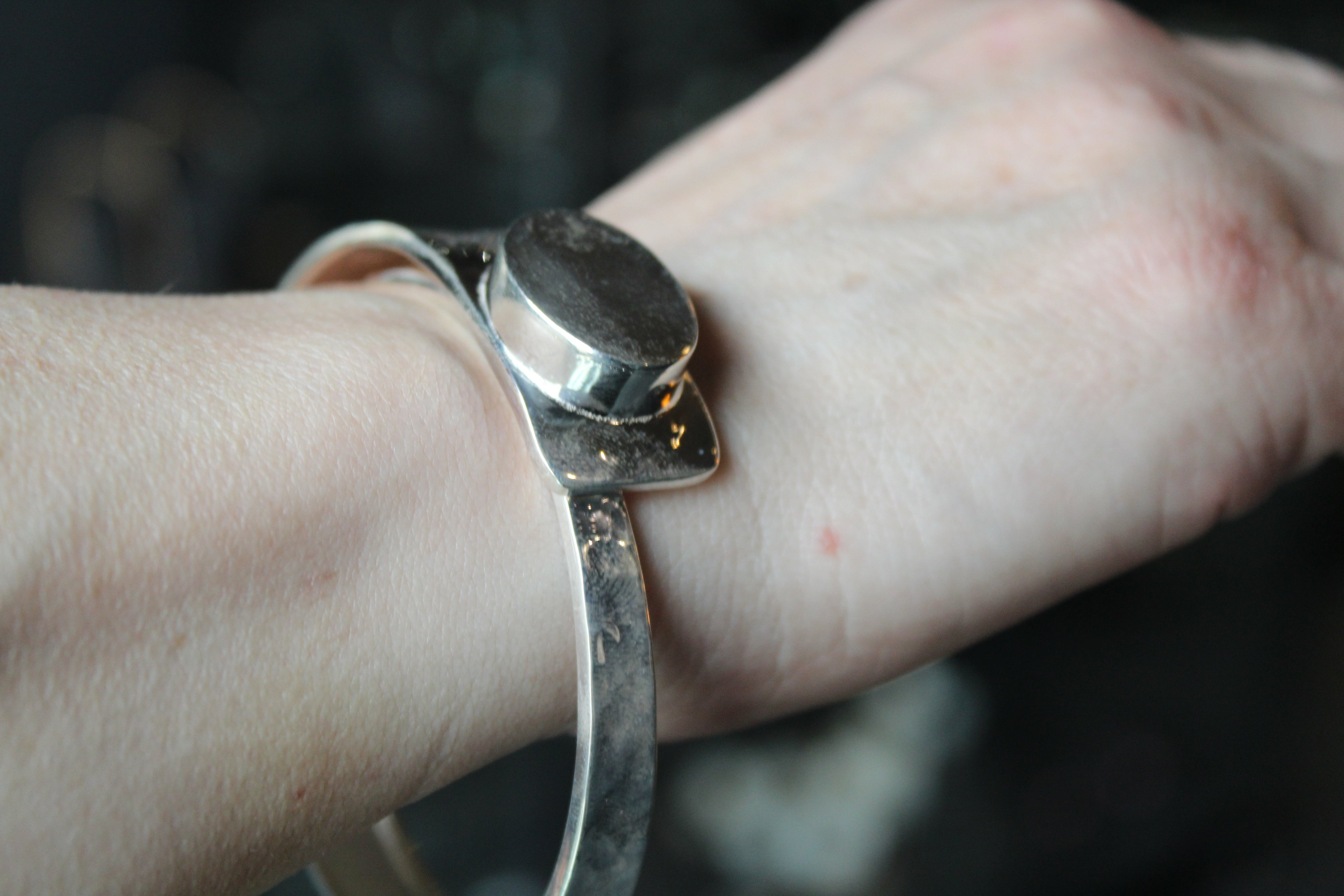 Hammered Spring Cuff