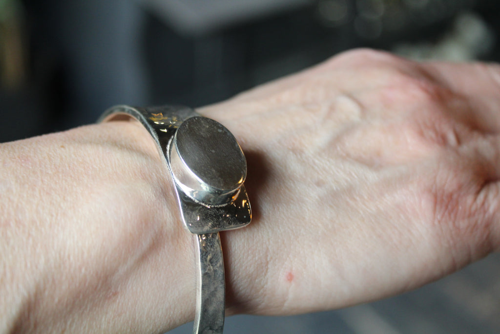 Hammered Spring Cuff