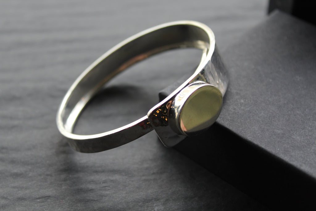 Hammered Spring Cuff