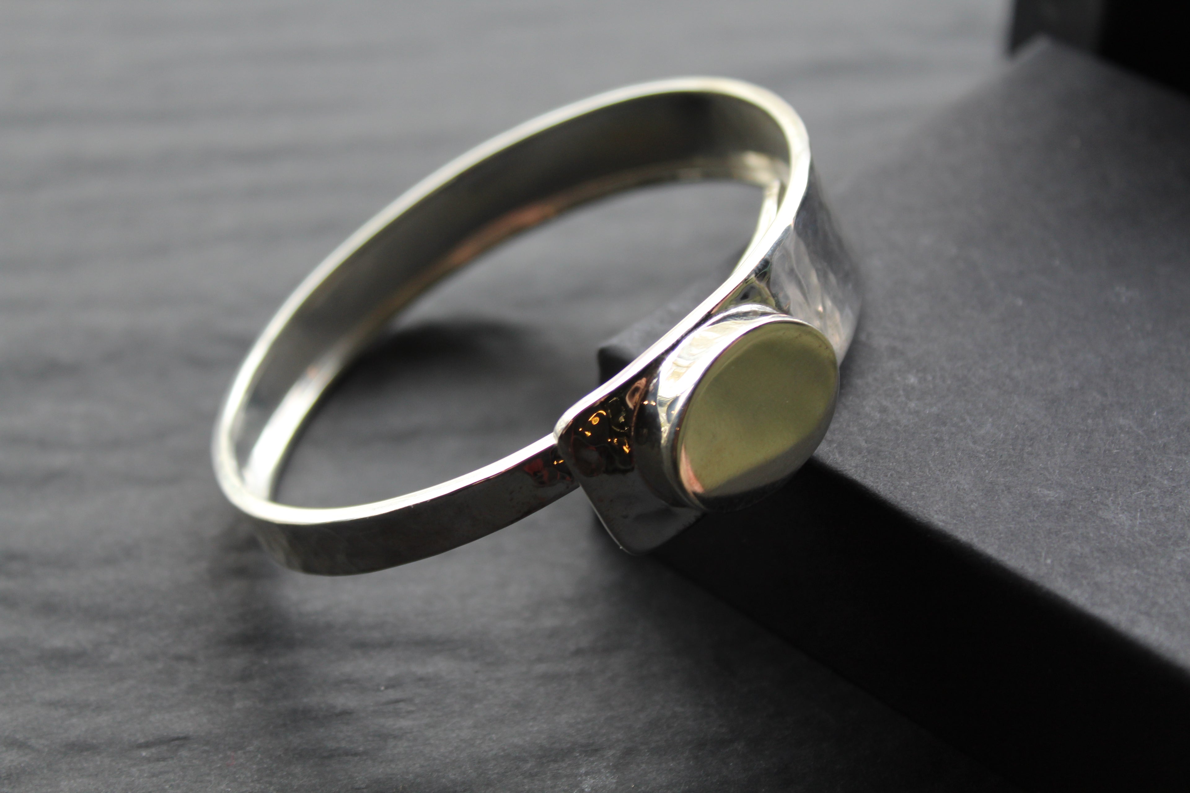 Hammered Spring Cuff