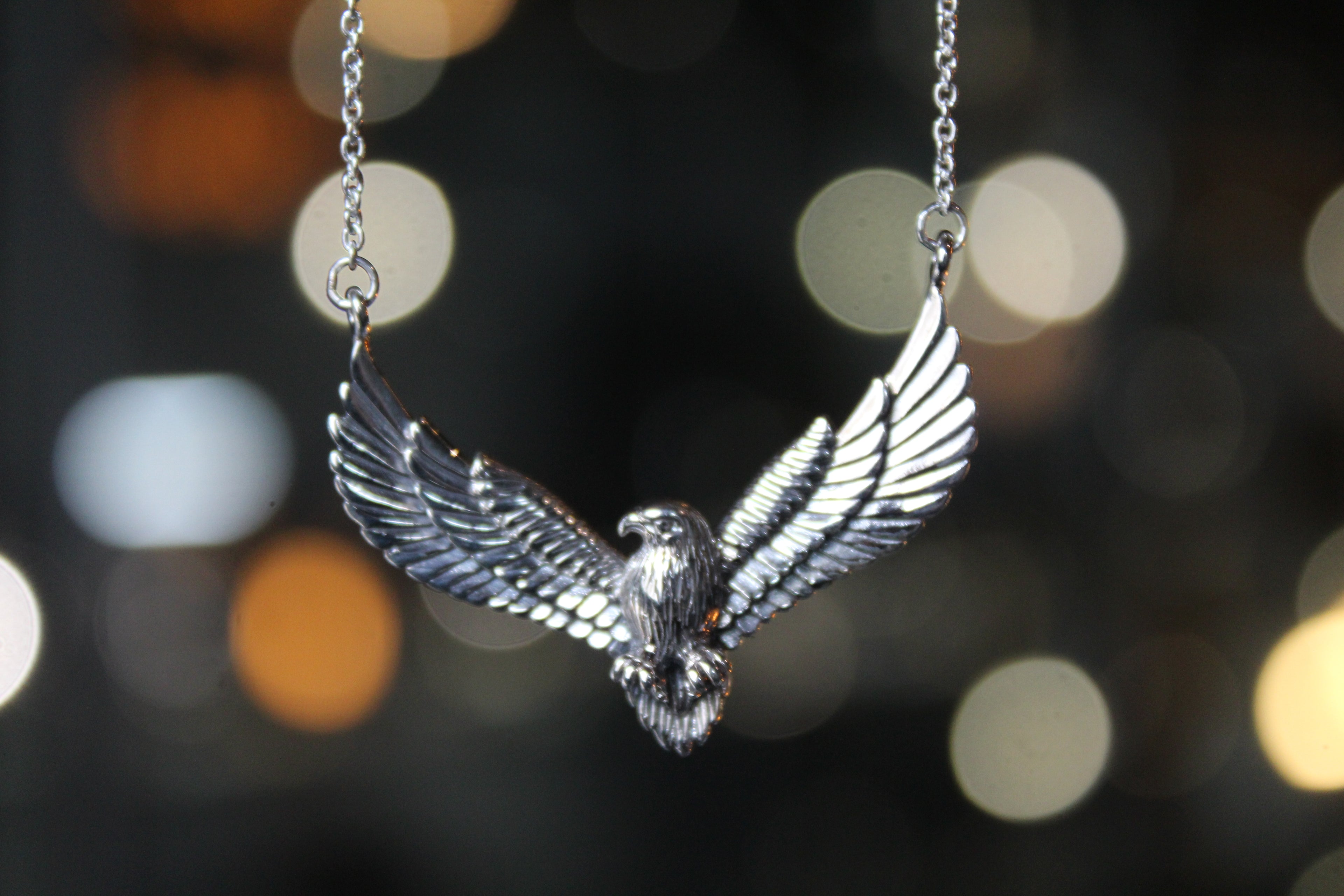 Harley Eagle Necklace
